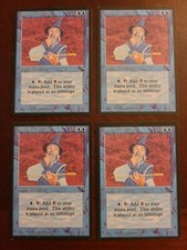 4x Apprentice Wizard The Dark Magic Gathering MtG