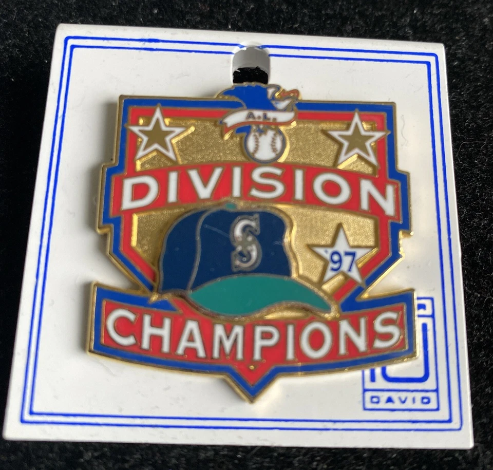 1997 Seattle Mariners Division champs Baseball MLB Pin Souvenir Va - Image 1 of 3