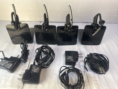 4 Plantronics Voyager Legend Headset + Voyager Legend CS Phone Base/ No Earbuds - Image 1 of 4