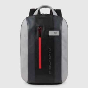 Zaino Piquadro Urban RFID in pelle grigio/nero porta PC 13" – CA5608UB00 - Foto 1 di 6