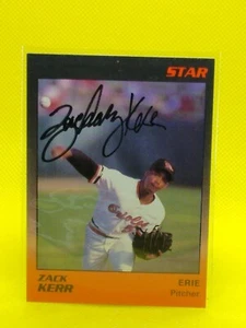 Zack Kerr 1989 Star #10 PERSONAL AUTOGRAPH - Picture 1 of 1