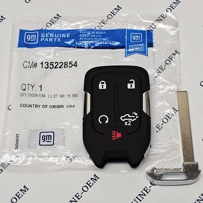 21-22 Chevrolet Silverado Keyless Remote Entry Key Fob Transmitter 13522854 OEM - Image 1 of 3