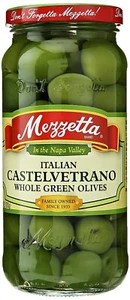 Mezzetta Italian Castelvetrano Whole Green Olives, 10 Oz - Picture 1 of 2
