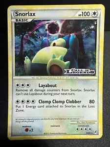 Snorlax Stamped Holo Rare Pokemon Card Prerelease Call of Legends 33/95 Raw LP - Picture 1 of 10