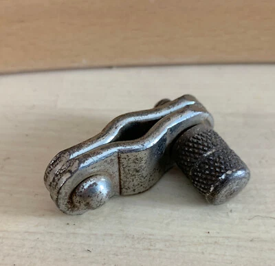 WALBERG & AUGE Cymbal Arm Hi-Hat Stand CLUTCH Holder Part 20s 30s 40s Vtg Nickel - Image 1 of 3