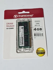 Transcend 4GB SO-DIMM DDR3 PC3-8500 (TS512MSK64V1N) CL7                  _0.02_6 - Bild 1 von 4
