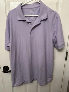 Camiseta de manga corta Croft & Barrow púrpura lavanda grande para hombre - Imagen 1 de 3