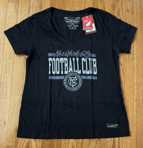 New York City NYC FC Mitchell & Ness Women's MVP Bar Graphic Shirt 2XL NWT $36 - Picture 1 of 1