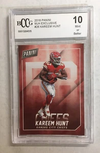 2018 Panini Kareem Hunt MJH Exclusive BCCG Mint 10 - Bild 1 von 2