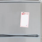 Magnetic Refrigerator Notepad, Grocery List & Memo Pad