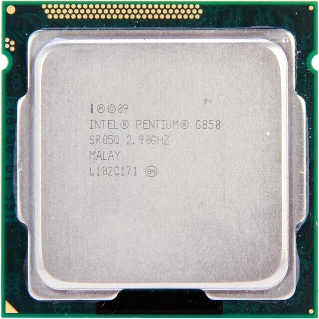 Lote de 2: CPU Intel Pentium G850 Dual Core (cache de 3M 2,90GHz 2ª geração) - Imagem 1 de 1