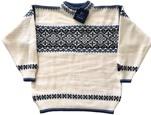 NORWAY CLASSIC SKI SWEATER KIDS / BOYS GIRLS CREWNECK SIZE 12/14 NEW WITH TAGS - Picture 1 of 11