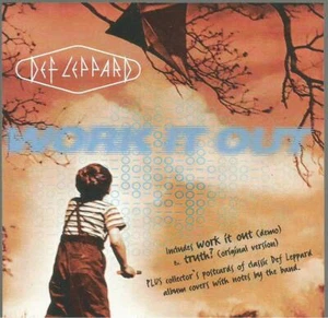 Def Leppard - Work It Out 1996 limited edition Mercury CD single with postcards - Picture 1 of 2