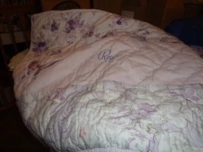 Pottery Barn Kids Yvette Patchwork Quilted standard sham monogrammed Reya New  - Image 1 of 2