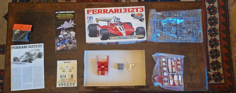 ferrari 312 t3 scala 1/20 tamiya logo riko con prezzo in sterline di BEATTIES - Immagine 1 di 4