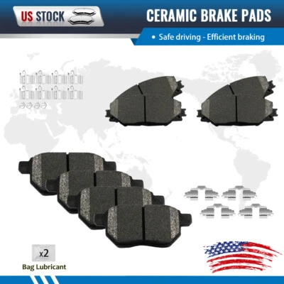 Pastillas de freno de disco de cerámica delanteras y traseras para Toyota Corolla iM 2017 2018 Foto 1 de 4