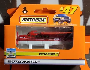 2000 MATCHBOX AIR TRAVEL ** WATER WINGS ** #47 1:64 - Picture 1 of 2