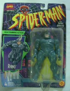 SPIDER MAN RHINO TOYBIZ 1994 MOC RARE - Imagen 1 de 2