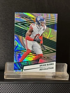 2025 Panini Revolution - Brian Burns Green Swirl /199 SP New York Giants - Bild 1 von 3