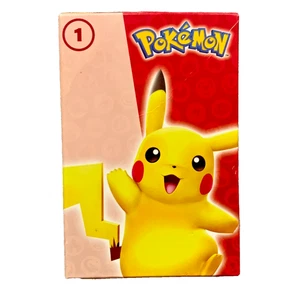 MCDONALDS 2022 POKEMON MATCH BATTLE HAPPY MEAL #1 PIKACHU BOX NEW SEALED - Picture 1 of 2