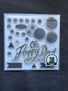 Close to My Heart CTMH-D 1620 CONFETTI WISHES Clear Stamp Set Happy Day Circle - Picture 1 of 3