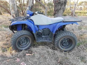 All-in-One Padded Canvas Seat and Tank Cover to suit Yamaha YFM450 KODIAK 2018 - Picture 1 of 2