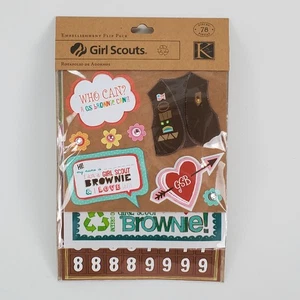 Pfadfinder Brownie Verzierung Flip Pack Öko Umwelt Aufkleber 78 Stück - Bild 1 von 6