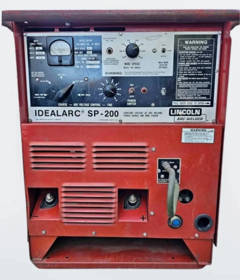 Pistola soldadora Lincoln Electric IdealArc SP-200 MIG/cable/carro rodante/cable de tierra Foto 1 de 4
