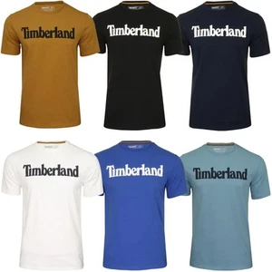 Camiseta Timberland Para Hombres Kennebec River Linea Logo Cuello Redondo Camiseta Manga Corta - Imagen 1 de 28