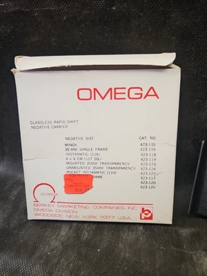Omega 423-122 Pocket Instamatic 110 portador negativo sin vidrio Foto 1 de 4