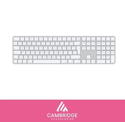 Genuine Magic Keyboard with Touch ID Numeric Keypad White A3119 UK Excellent - Image 1 of 4