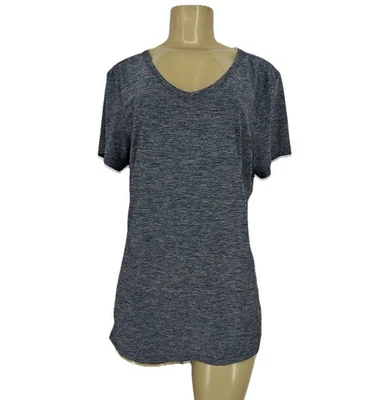 Camiseta Duluth Trading feminina grande manga curta gola V 81704 12-3k - Imagem 1 de 4