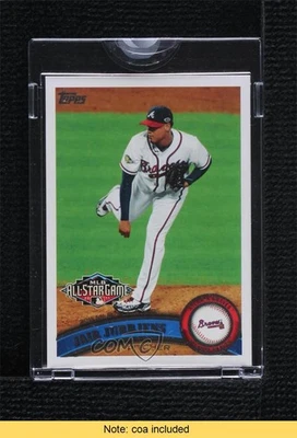 2011 Topps Update All-Star Topps Vault 1/1 Jair Jurrjens #US109 02vq - Image 1 of 3