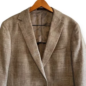 Jos. A. Bank Reserve Ethomas Italy Wool Silk Linen Blazer Sport Coat Men's 46R - Picture 1 of 8