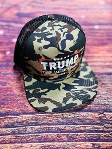 Sombrero Trump 2024 Gorra Camuflada Save America Again Donald MAGA KAG Take America Back - Imagen 1 de 4