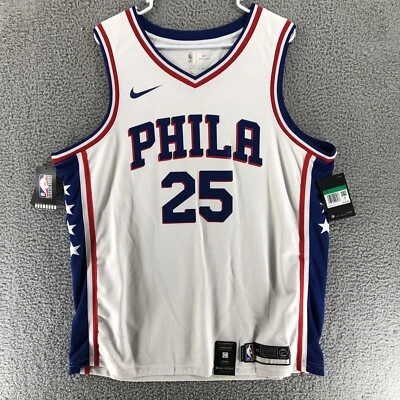Nike NBA Philadelphia 76ers Ben Simmons Basketball Jersey XL Player Edition - Image 1 of 4