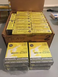 20 Cajas Nuevos Scientific Products Micro Deslizantes Esmeriladas 1/2 Gr. Ea No. M6132 + - Imagen 1 de 12