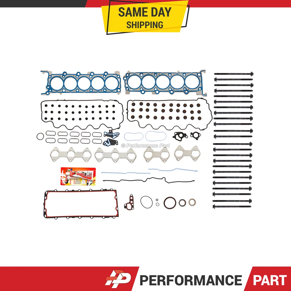 Juego completo de juntas pernos de cabeza para 05-11 Ford F-250 F-350 F-450 Super Duty 6,8 L Foto 1 de 4