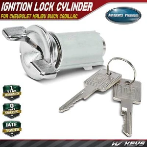 Ignition Lock Cylinder Zamak 5 w/ Keys for Chevrolet Malibu Olds Buick Cadillac - Picture 1 of 10