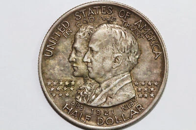 Alabama Centennial Commemorative Silver Half Dollar 1921 Extra Fine (SC1056) - Image 1 of 4