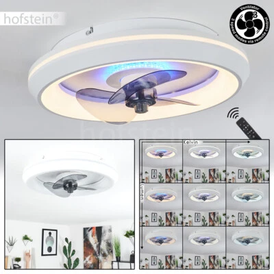 LED Ceiling Fan Remote Control Dimmable Living Bedroom Room Lamp Light Timer - Image 1 of 4