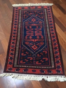Handmade Madder Dye ALL WOOL Antique 4' x 6' Floral Pattern Turkish Carpet Rug - Picture 1 of 4