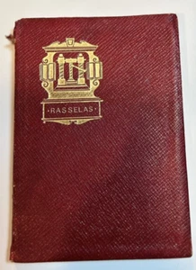 Rasselas Prince of Abyssinia Samuel Johnson Ariel Mini Red Limp Leather 1900s - Picture 1 of 8