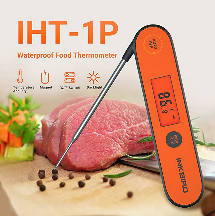 Digital Meat Thermometer Instantly Read Cooking BBQ Inkbird Smoker Waterproof US