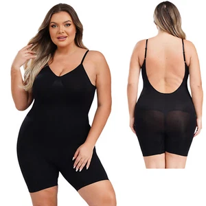 Women Jumpsuit Sunbathing Shapewear Slim Fit Bodysuit Sexy Swimsuit Bathing - Picture 1 of 44