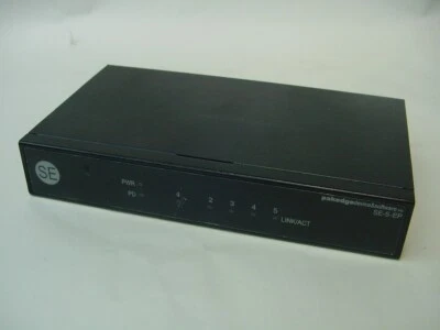 PAKEDGE 5 PORT GIGABIT ETHERNET WITH 1 PORT PD UNMANAGED SWITCH SE-5-EP - Image 1 of 4