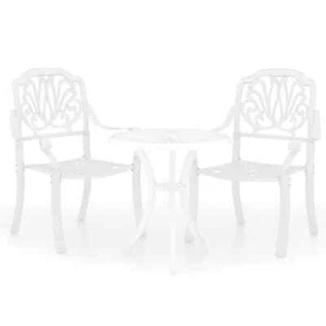 3-Piece Outdoor Chairs Table Set Garden Patio Bistro Dining Furniture Setting - Picture 1 of 11