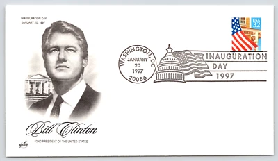 First Day Cover Inauguration Day President Clinton 01/20/1997 - Image 1 of 2