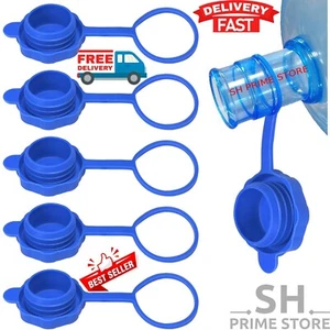 5 Pcs Reusable 5 Gallon Water Jug Caps Leak Proof Bottle Lids 55mm Water Bottles - Picture 1 of 6