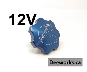 Anodized Billet Oil Cap for Dodge Cummins 5.9 6BT12V! FREE USA Shipping Blue - Picture 1 of 3
